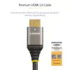 StarTech.com 1 m Premium sertifikuotas HDMI 2.0 laidas – 4K 60Hz, HDR10, ARC, auksuoti kontaktai