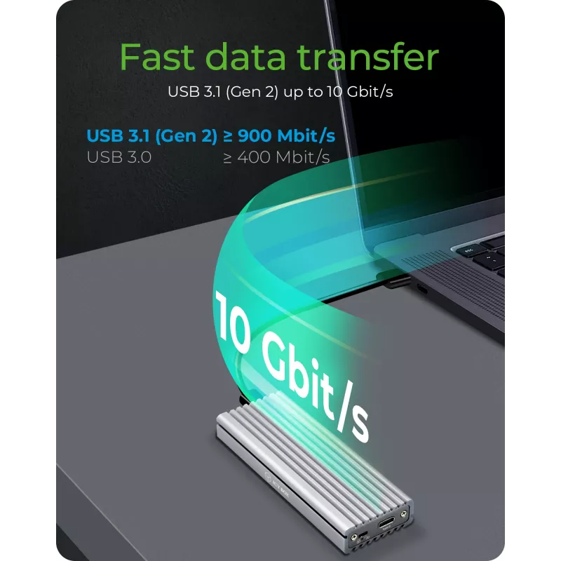 ICY BOX IB-1817Ma-C31 sidabrinis M.2 SSD korpusas