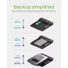 ICY BOX IB-2915MSCL-C31 USB 3.2 Gen 2 (3.1 Gen 2) Type-C juoda klonavimo stotelė ir dokas M.2 NVMe ir SATA 2.5 inch/3.5 inch SSD/HDD
