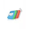 ICY BOX IB-AC602b-6 Dėklas laikymui Plastikinis Mėlyna, Žalia, Pilka, Oranžinė, Raudona, Balta