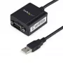 StarTech.com 1 prievado FTDI USB į RS232 serijinį adapterį laidas su COM išlaikymu