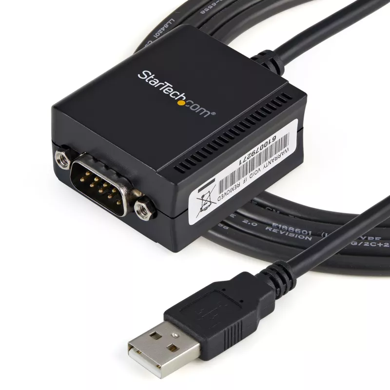 StarTech.com 1 prievado FTDI USB į RS232 serijinį adapterį laidas su COM išlaikymu