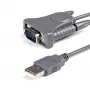 StarTech.com 3 pėdų (91 cm) 1 prievado USB į RS232 kabelis, DB9/DB25 RS232 į USB keitiklis, Prolific, USB į nuoseklųjį adapteris