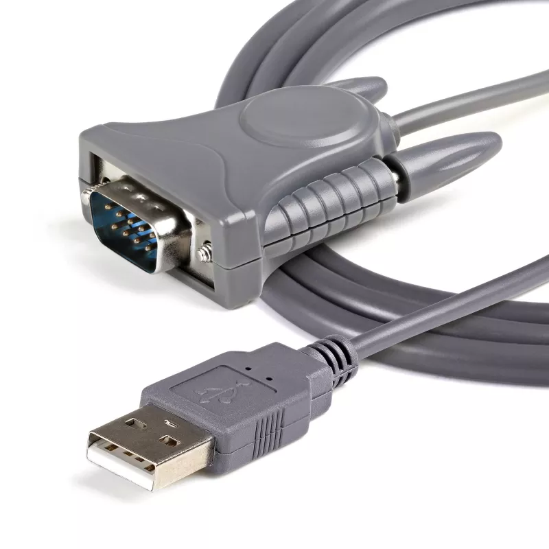 StarTech.com 3 pėdų (91 cm) 1 prievado USB į RS232 kabelis, DB9/DB25 RS232 į USB keitiklis, Prolific, USB į nuoseklųjį adapteris