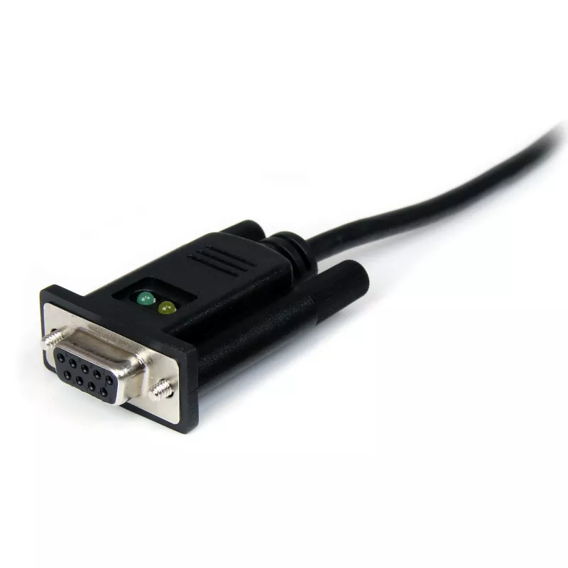 StarTech.com 6ft (1,8 m) USB į RS232 nuoseklųjį adapterį, FTDI DB9, nulinį modemą, USB 2.0 - TAA