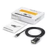 StarTech.com 6ft (1,8 m) USB į RS232 nuoseklųjį adapterį, FTDI DB9, nulinį modemą, USB 2.0 - TAA