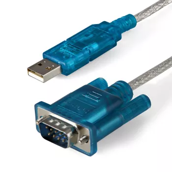 StarTech.com 3 pėdų (91 cm) 1 prievado USB į RS232 DB9 serijinis adapterio kabelis, USB į serijinį adapterį M/M