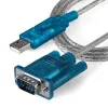 StarTech.com 3 pėdų (91 cm) 1 prievado USB į RS232 DB9 serijinis adapterio kabelis, USB į serijinį adapterį M/M