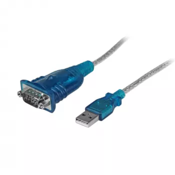 StarTech.com 17 colių (43 cm) 1 prievado USB į RS232 DB9 nuosekliojo adapterio laidas, USB į nuoseklųjį adapterį laidas - M/M