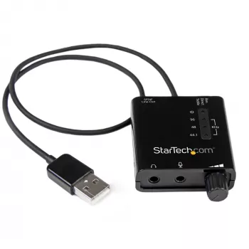 StarTech.com USB stereo garso adapteris su išorine garso plokšte, SPDIF skaitmeniniu garsu ir stereofoniniu mikrofonu
