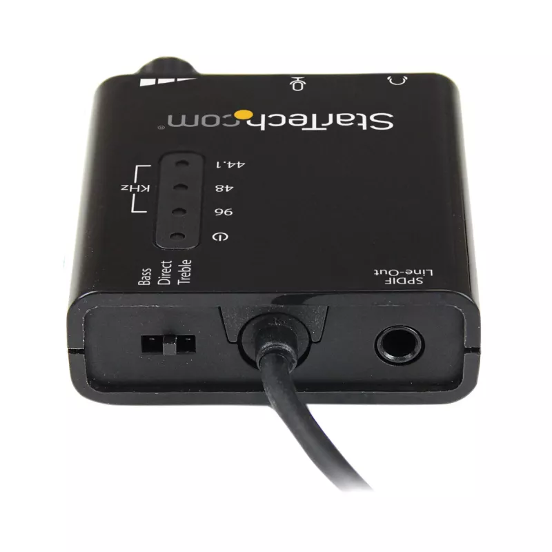 StarTech.com USB stereo garso adapteris su išorine garso plokšte, SPDIF skaitmeniniu garsu ir stereofoniniu mikrofonu