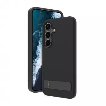 dbramante1928 Iceland Pro Qi2 Kick dėklas Samsung Galaxy S25 juodas