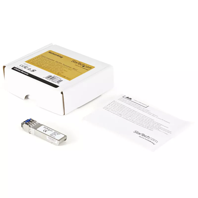 StarTech.com HPE J9151E suderinamas SFP+ modulis - 10GBASE-LR - 10GbE vienmodis šviesolaidinis siųstuvas-imtuvas - 10GE Gigabit Ethernet SFP+ - LC 10 km - 1310 nm - DDM HPE 2930F, 8325, 3810M