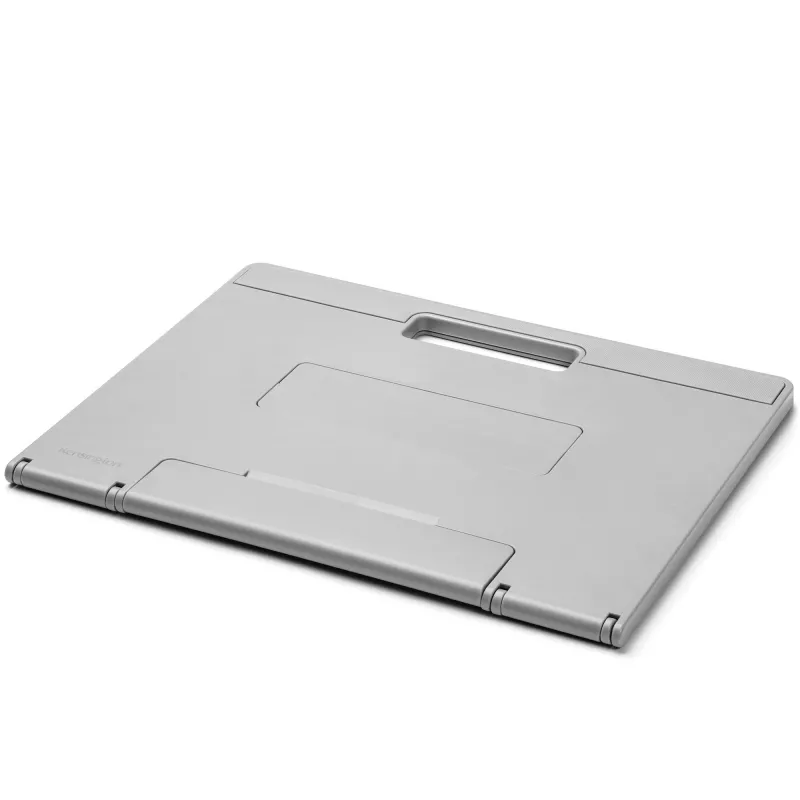 Kensington SmartFit Easy Riser Go reguliuojamas ergonomiškas nešiojamojo kompiuterio stovas su aušinimu, tinka iki 17 colių