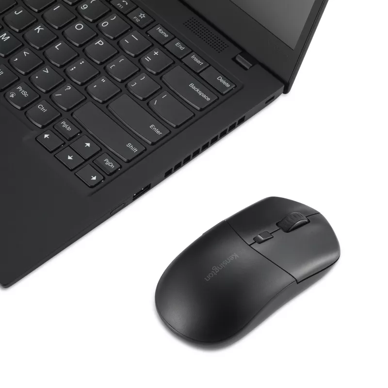 Kensington MY430 EQ įkraunama pelė, ambidekstrinė, optinė, RF belaidė + Bluetooth, 2400 DPI, juoda