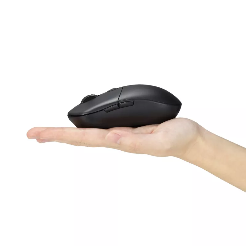 Kensington MY430 EQ įkraunama pelė, ambidekstrinė, optinė, RF belaidė + Bluetooth, 2400 DPI, juoda