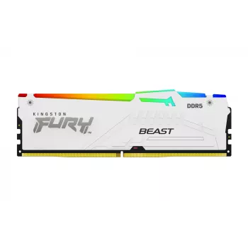 Kingston Technology FURY Beast 16GB 6000MT/s DDR5 CL30 DIMM Baltas RGB EXPO