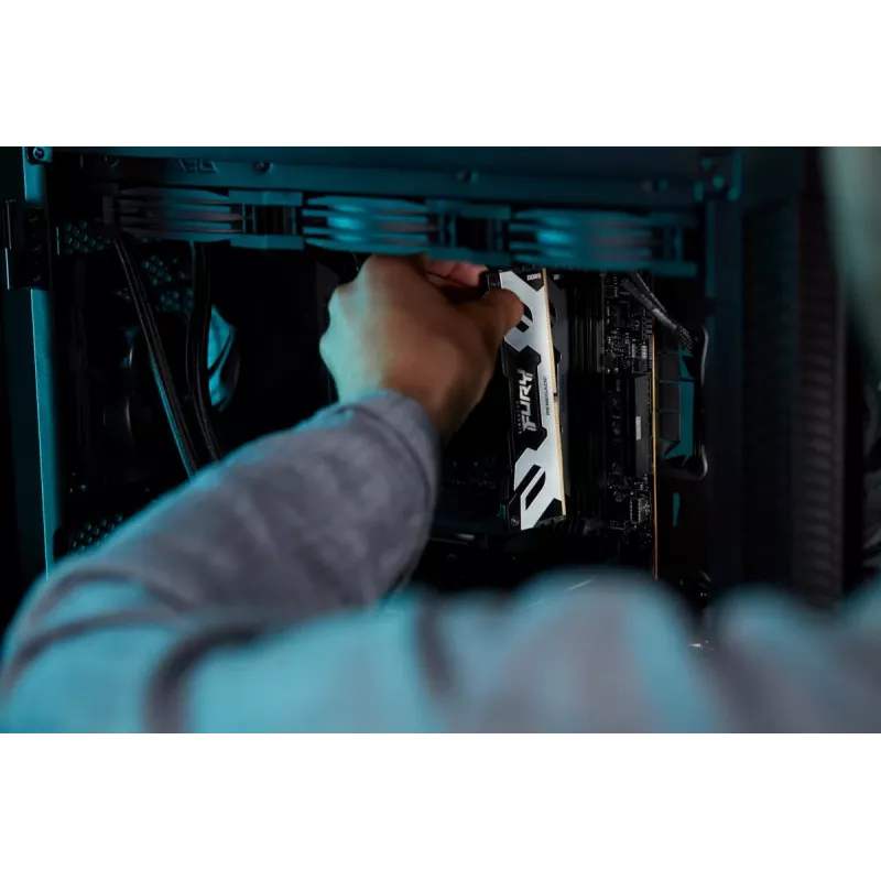 Kingston Technology FURY 16GB 6400MT/s DDR5 CL32 DIMM Renegade Sidabrinė