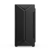 Kompiuterio korpusas KRUX Astro Cube Black – kubo dizainas, micro ATX/mini‑ITX, šoninis langas