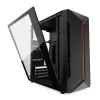 Kompiuterio korpusas KRUX Astro Cube Black – kubo dizainas, micro ATX/mini‑ITX, šoninis langas