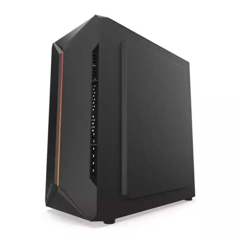 Kompiuterio korpusas KRUX Astro Cube Black – kubo dizainas, micro ATX/mini‑ITX, šoninis langas