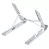 StarTech.com Sulankstomas nešiojamojo kompiuterio stovas, aukščio reguliavimas, ergonomiškas, ventiliuojamas aliuminio rėmas, laiko iki 10 kg, pakreipiamas, sulankstomas dizainas