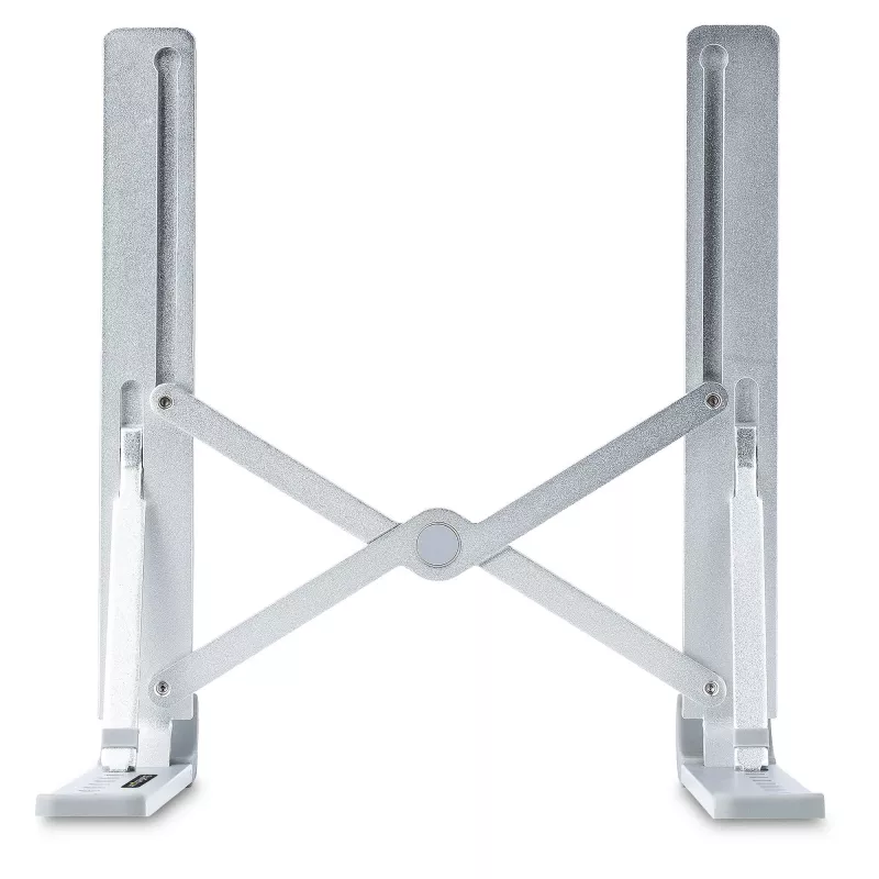 StarTech.com Sulankstomas nešiojamojo kompiuterio stovas, aukščio reguliavimas, ergonomiškas, ventiliuojamas aliuminio rėmas, laiko iki 10 kg, pakreipiamas, sulankstomas dizainas