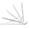 StarTech.com Sulankstomas nešiojamojo kompiuterio stovas, aukščio reguliavimas, ergonomiškas, ventiliuojamas aliuminio rėmas, laiko iki 10 kg, pakreipiamas, sulankstomas dizainas