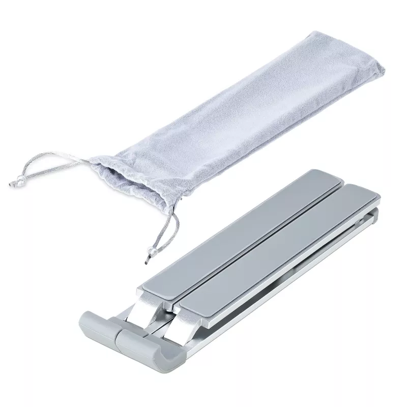 StarTech.com Sulankstomas nešiojamojo kompiuterio stovas, aukščio reguliavimas, ergonomiškas, ventiliuojamas aliuminio rėmas, laiko iki 10 kg, pakreipiamas, sulankstomas dizainas