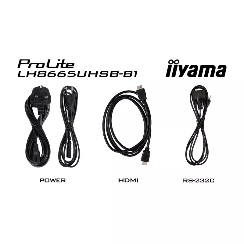 iiyama LH8665UHSB-B1 vaizdo ekranas 86 colių LED 4K Ultra HD 800 cd/m² su Android 11 ir Wi-Fi
