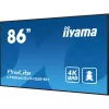 iiyama LH8665UHSB-B1 vaizdo ekranas 86 colių LED 4K Ultra HD 800 cd/m² su Android 11 ir Wi-Fi