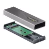 StarTech.com USB-C 10Gbps išorinis M.2 NVMe/SATA SSD dėklas - be įrankių montuojamas aliumininis korpusas su USB-C ir USB-A laidais, tinka 2230/2242/2260/2280