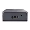 StarTech.com USB-C 10Gbps išorinis M.2 NVMe/SATA SSD dėklas - be įrankių montuojamas aliumininis korpusas su USB-C ir USB-A laidais, tinka 2230/2242/2260/2280