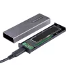 StarTech.com USB-C 10Gbps išorinis M.2 NVMe/SATA SSD dėklas - be įrankių montuojamas aliumininis korpusas su USB-C ir USB-A laidais, tinka 2230/2242/2260/2280