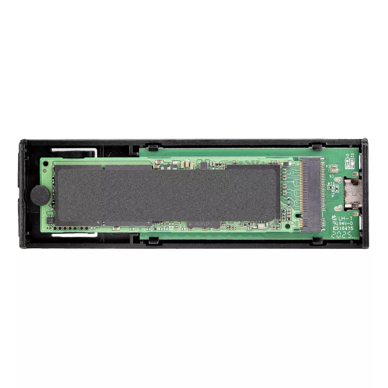 StarTech.com USB-C 10Gbps išorinis M.2 NVMe/SATA SSD dėklas - be įrankių montuojamas aliumininis korpusas su USB-C ir USB-A laidais, tinka 2230/2242/2260/2280