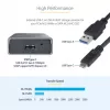 StarTech.com USB-C 10Gbps išorinis M.2 NVMe/SATA SSD dėklas - be įrankių montuojamas aliumininis korpusas su USB-C ir USB-A laidais, tinka 2230/2242/2260/2280