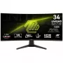 Monitorius MSI MAG 346CQ 86,4 cm (34 colių) 3440 x 1440 pikselių UltraWide Dual Quad HD LCD juodas