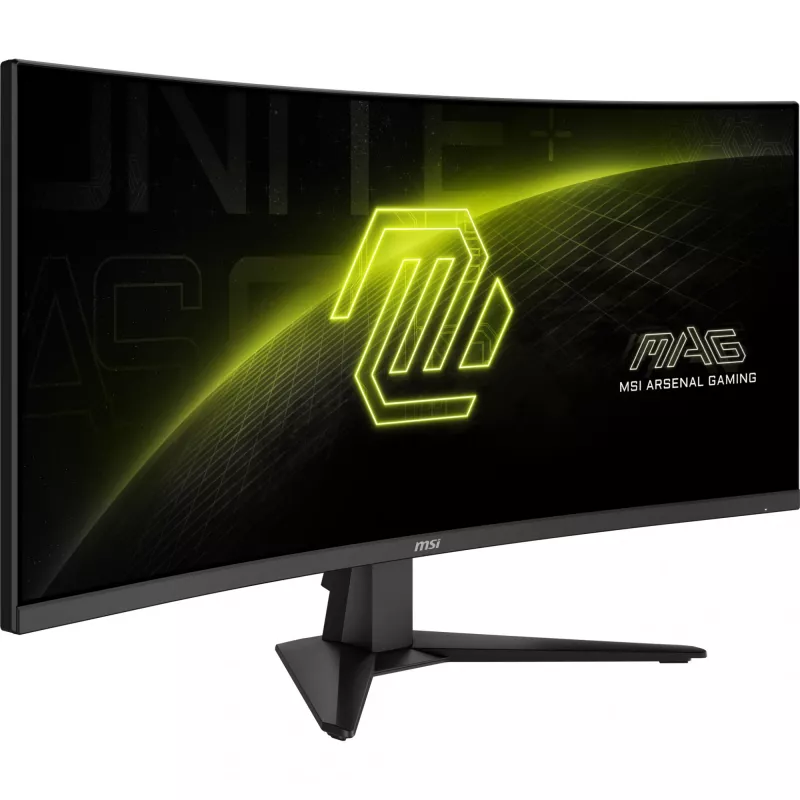 Monitorius MSI MAG 346CQ 86,4 cm (34 colių) 3440 x 1440 pikselių UltraWide Dual Quad HD LCD juodas