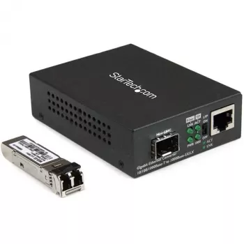 StarTech.com Gigabit Ethernet šviesolaidinis keitiklis – kompaktiškas – 850nm MM LC – 550m
