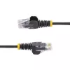 StarTech.com 2 m CAT6 laidas – plonas – su apsaugotais RJ45 jungtimis – juodas