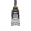 StarTech.com 2 m CAT6 laidas – plonas – su apsaugotais RJ45 jungtimis – juodas