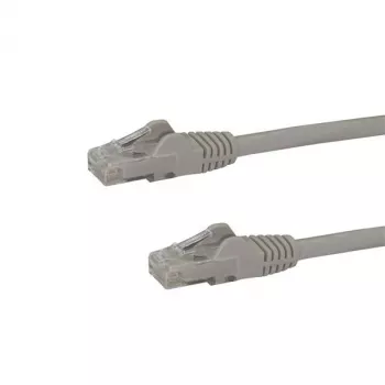 StarTech.com 10m CAT6 Ethernet kabelis - pilkas CAT 6 Gigabit Ethernet laidas - 250MHz 100W PoE RJ45 UTP tinklo/jungiamasis laidas su apsauga nuo užkabinimo ir įtempimo mažinimu, individualiai išbandytas