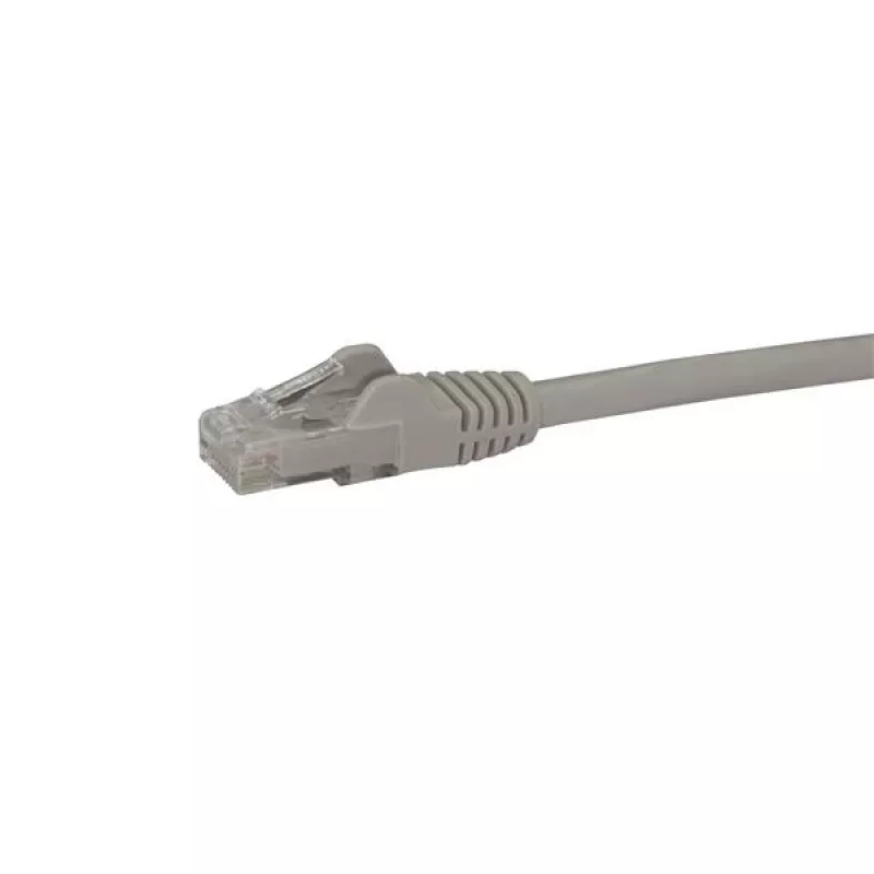 StarTech.com 10m CAT6 Ethernet kabelis - pilkas CAT 6 Gigabit Ethernet laidas - 250MHz 100W PoE RJ45 UTP tinklo/jungiamasis laidas su apsauga nuo užkabinimo ir įtempimo mažinimu, individualiai išbandytas