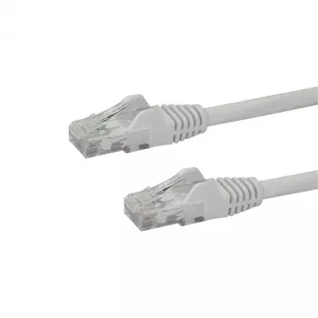 StarTech.com 10m CAT6 Ethernet kabelis - baltas CAT 6 Gigabit Ethernet laidas - 250MHz 100W PoE RJ45 UTP tinklo/jungiamasis laidas be užkablių su įtempimo mažinimu, individualiai išbandytas