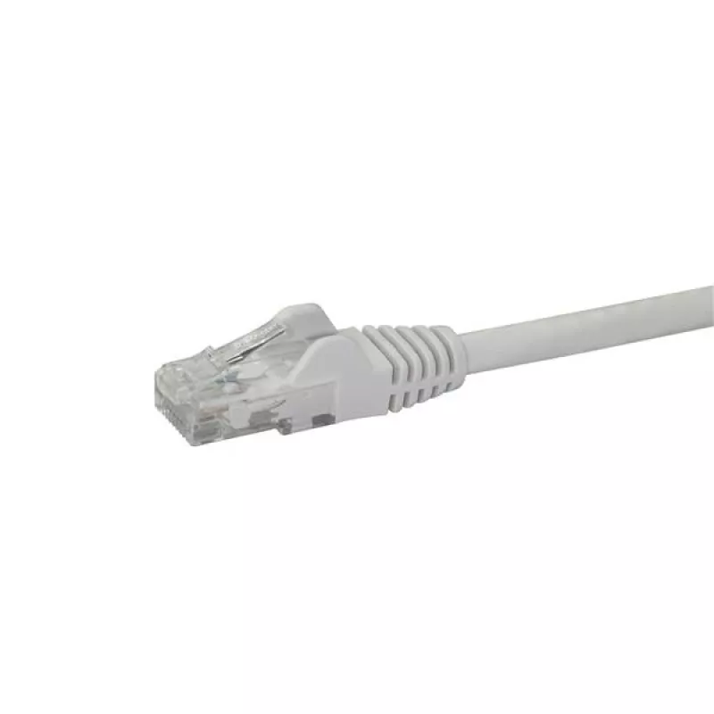 StarTech.com 10m CAT6 Ethernet kabelis - baltas CAT 6 Gigabit Ethernet laidas - 250MHz 100W PoE RJ45 UTP tinklo/jungiamasis laidas be užkablių su įtempimo mažinimu, individualiai išbandytas