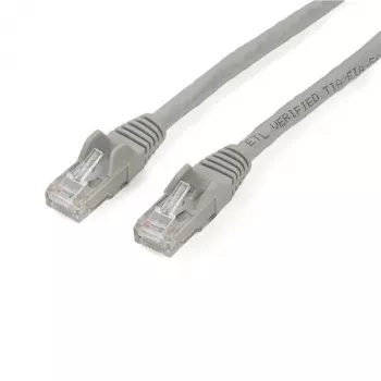 StarTech.com 2m CAT6 eterneto laidas - pilkas CAT 6 Gigabit eterneto laidas - 250MHz 100W PoE RJ45 UTP tinklo/jungiamasis kabelis su apsauga nuo užkliuvimo ir įtempimo mažinimu, individualiai išbandytas