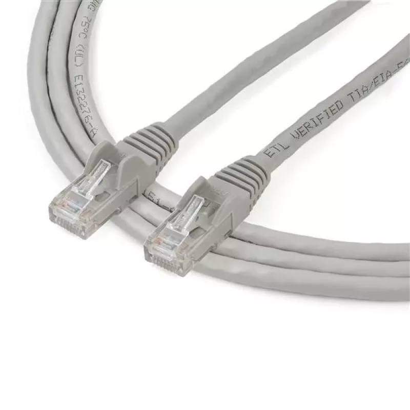 StarTech.com 2m CAT6 eterneto laidas - pilkas CAT 6 Gigabit eterneto laidas - 250MHz 100W PoE RJ45 UTP tinklo/jungiamasis kabelis su apsauga nuo užkliuvimo ir įtempimo mažinimu, individualiai išbandytas