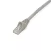 StarTech.com 2m CAT6 eterneto laidas - pilkas CAT 6 Gigabit eterneto laidas - 250MHz 100W PoE RJ45 UTP tinklo/jungiamasis kabelis su apsauga nuo užkliuvimo ir įtempimo mažinimu, individualiai išbandytas