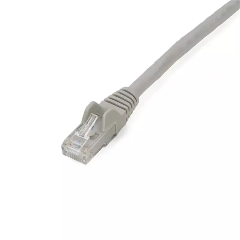 StarTech.com 2m CAT6 eterneto laidas - pilkas CAT 6 Gigabit eterneto laidas - 250MHz 100W PoE RJ45 UTP tinklo/jungiamasis kabelis su apsauga nuo užkliuvimo ir įtempimo mažinimu, individualiai išbandytas