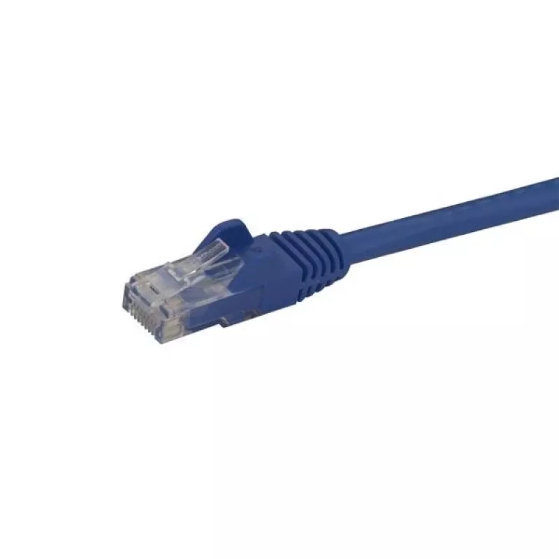 StarTech.com 50 cm CAT6 Ethernet kabelis mėlynas – CAT 6 Gigabit Ethernet laidas – 250 MHz 100W PoE RJ45 UTP tinklo/jungiamasis laidas be užkabos su įtempimo mažinimu, individualiai išbandytas